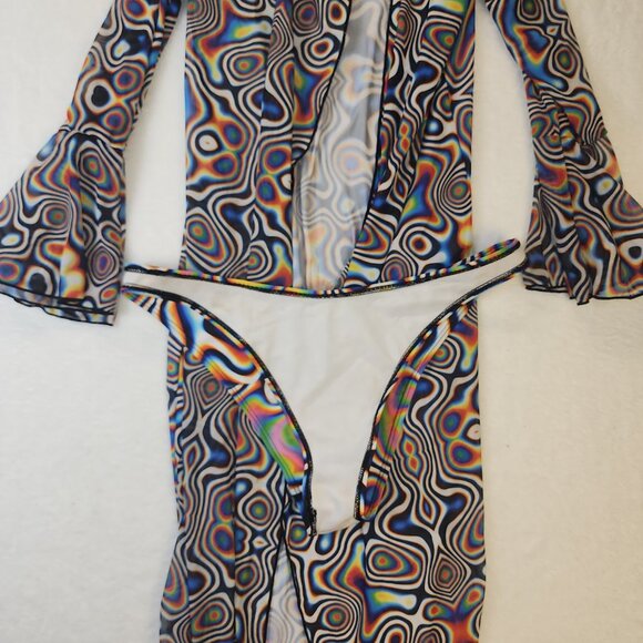 Multicolor Swirl Bikini Set - Picture 10 of 10